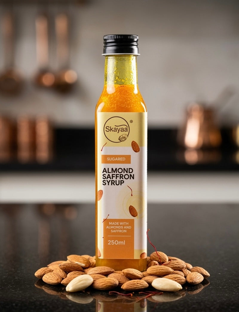 Almond Saffron Syrup - 250ml